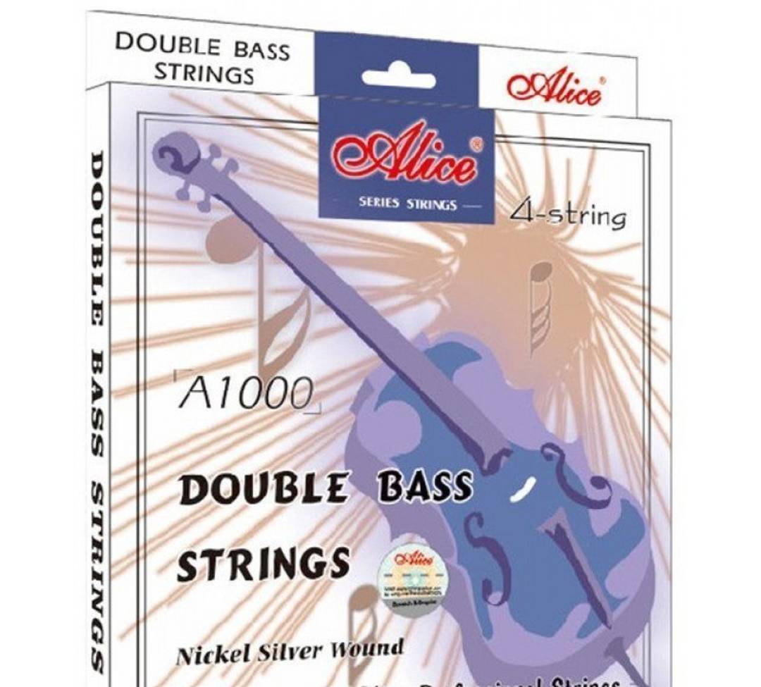Alice A1000 double bass strings, set, 4/4 and 3/4