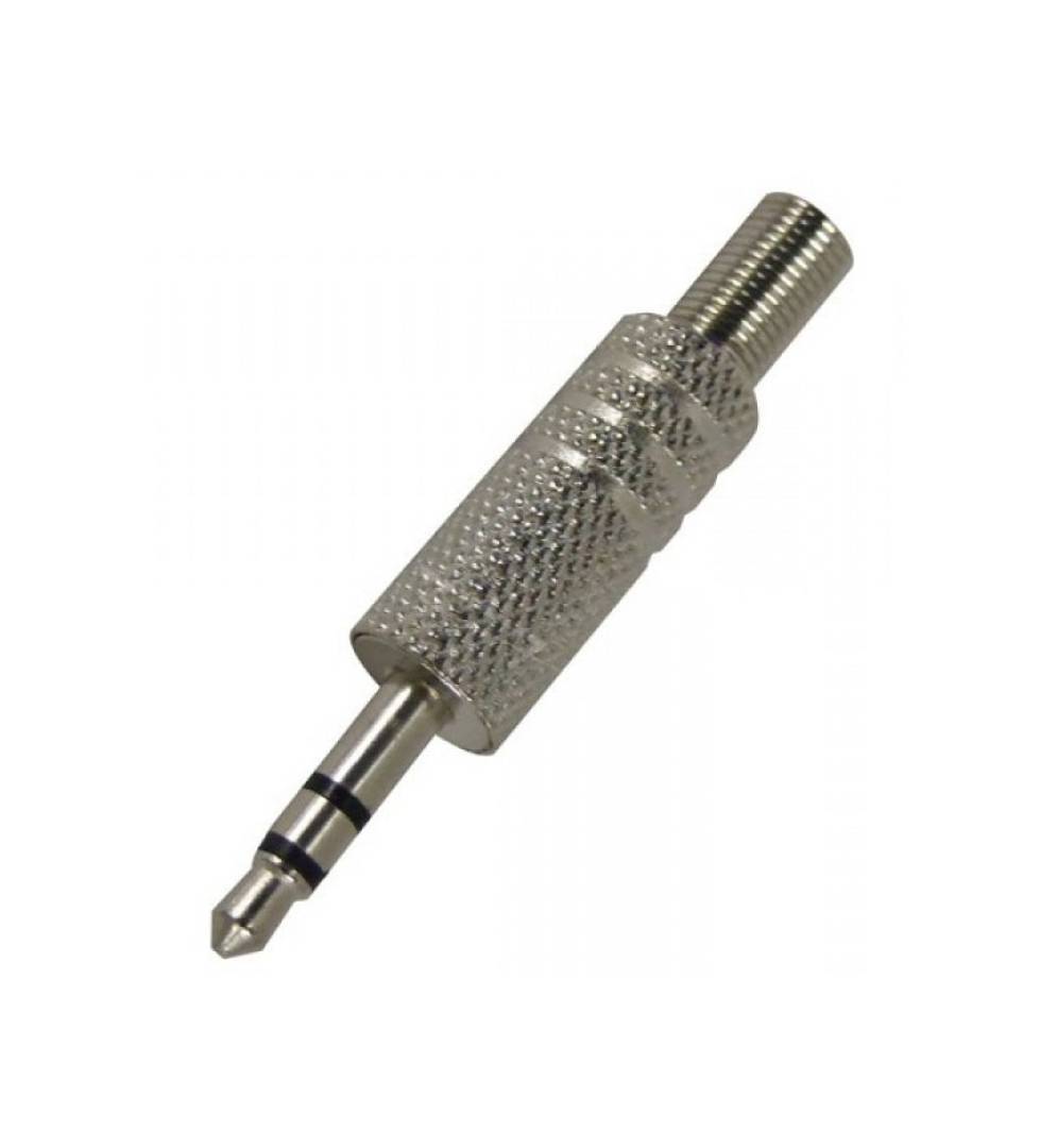 Conector jack stereo mini 3,5 mm, metalic (SK4M)