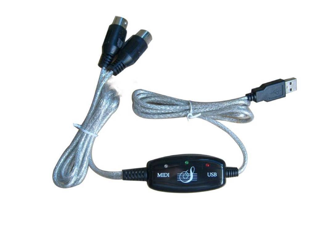 Cablu USB-MIDI pentru conectarea claviaturii la computer