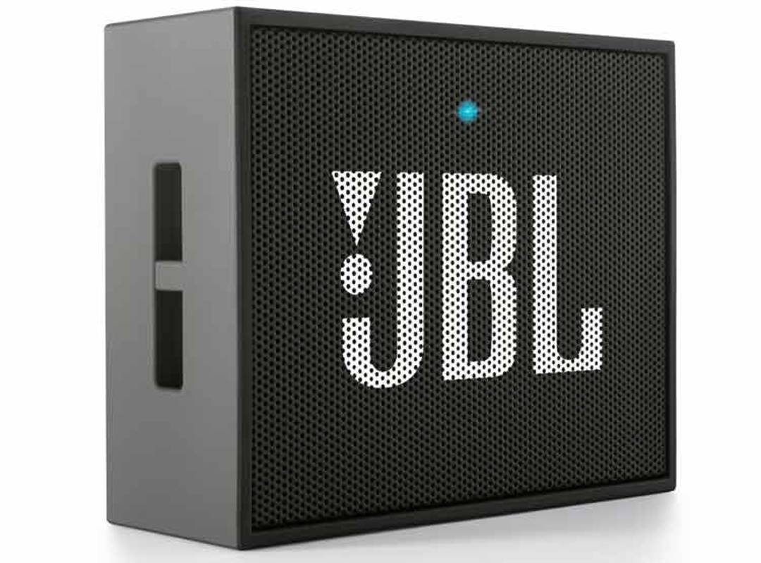 JBL GO tragbarer Bluetooth-Lautsprecher, schwarz