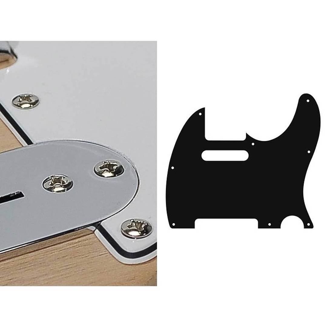 Предпазител (pickguard) Boston TE-310-B за Telecaster, трислоен, черен
