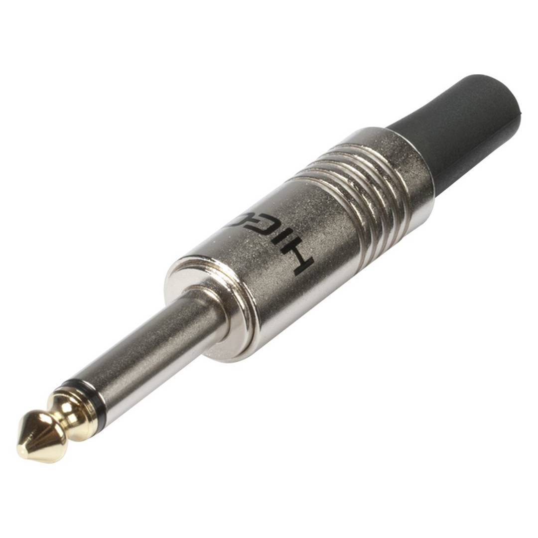 Mono džek konektor 6,3 mm Hicon HI-J63M01, pozlaćeni vrh