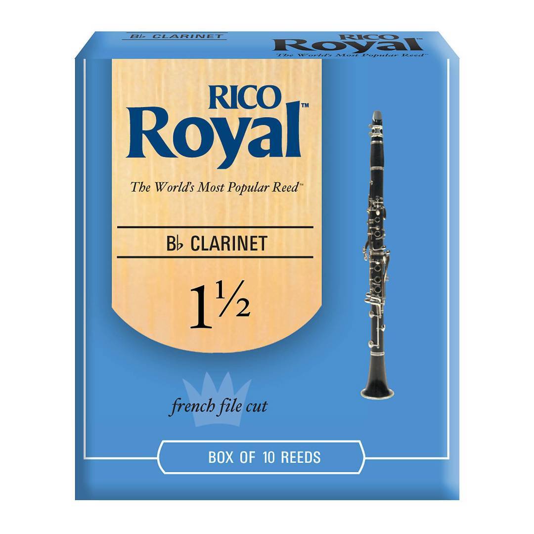 Rico Royal Rohrblatt für Bb-Klarinette, Stärke 1½ (RCB1015)
