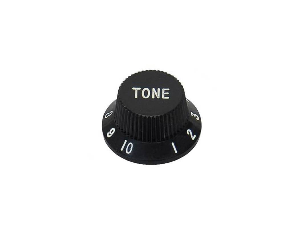 Копче за потенциометър Boston KB-1726-T, Strat, черно (Tone)