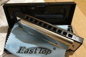 Usna harmonika Easttop Chrome, C, 10 rupa — Zaječar