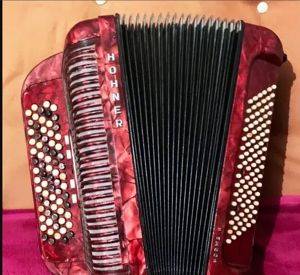 Used Hohner Norma III button accordion, 96 bass, 5 registers — Zaječar