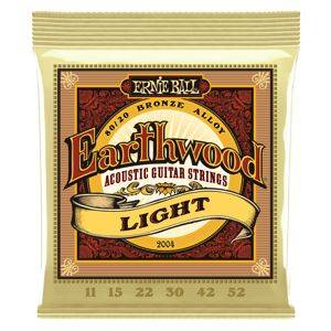 Žice za akustičnu gitaru Ernie Ball Earthwood P02004 Light, 011–052 — Zaječar