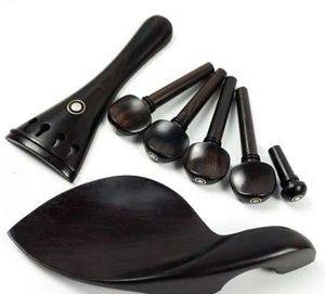 Violinzubehör 4/4 aus Ebenholz mit Einlagen, 7-teiliges Set (SAC013) — Zaječar