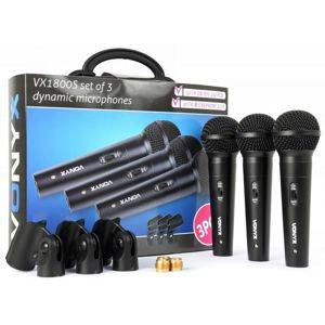 Vonyx VX1800S set of 3 dynamic microphones — Zaječar