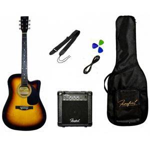 Elektroakusztikus gitárcsomag 10 W-os erősítővel, sunburst (S022P-SB) — Zaječar