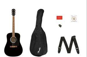 Fender FA-115 Dreadnought csomag: akusztikus gitár tokkal és tartozékokkal — Zaječar