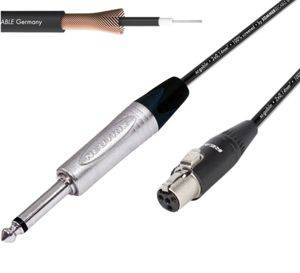 Кабел Sommer NP2XRT4FC-1 за безжични предаватели, жак Neutrik – mini XLR, 1 м — Zaječar