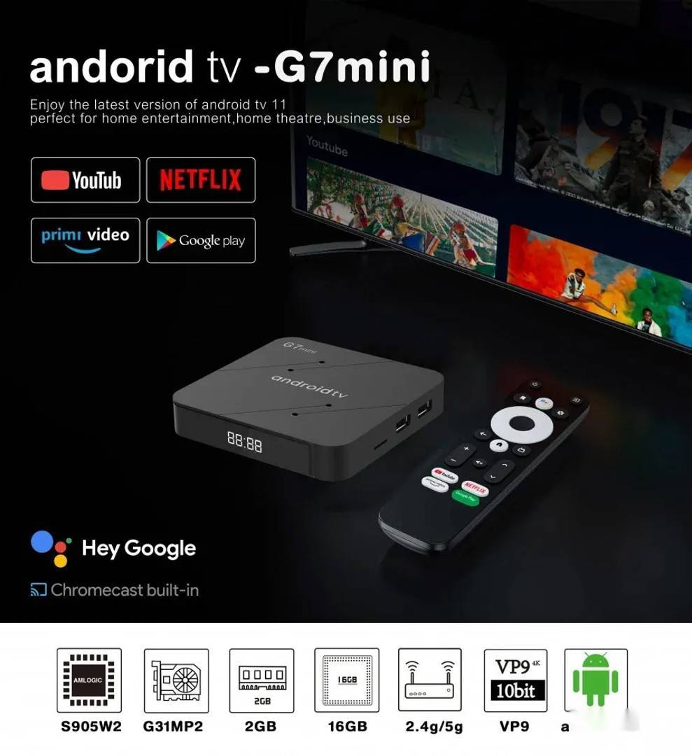 Android Smart TV box G7 Mini 2/16 GB
