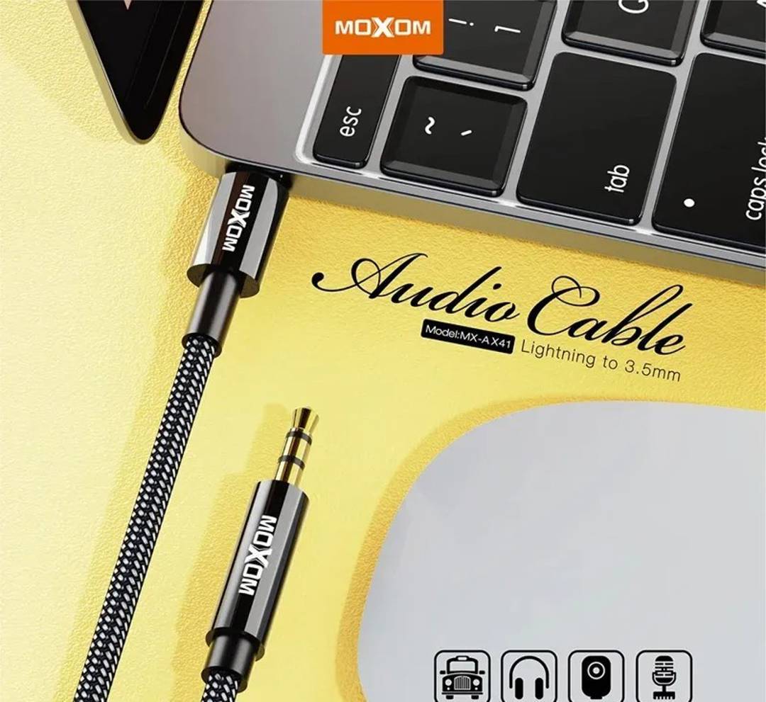 Adaptor Moxom MX-AX41 Lightning → 3.5 mm AUX