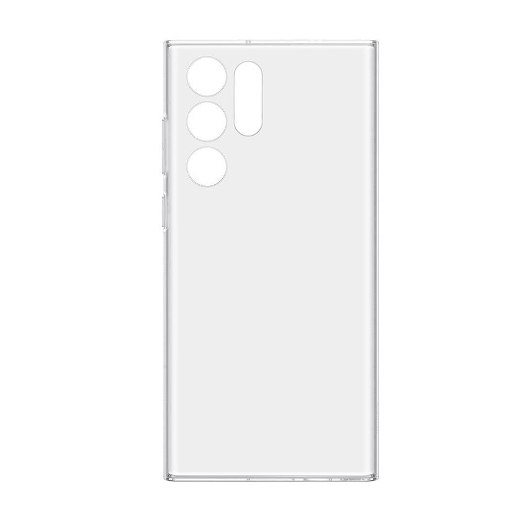 Прозрачен силиконов калъф за Samsung Galaxy S22 Ultra