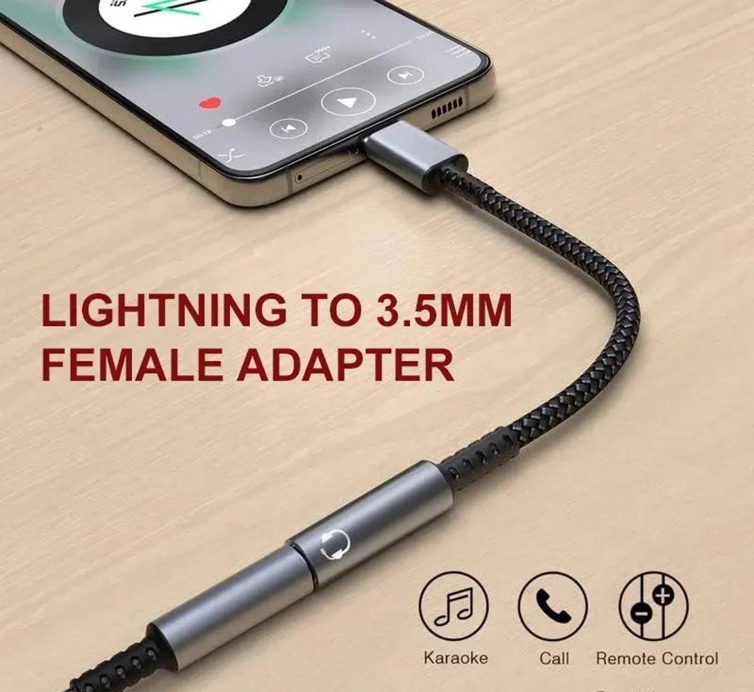 Kopfhörer-Adapter LDNIO LSY80i Lightning – 3.5 mm