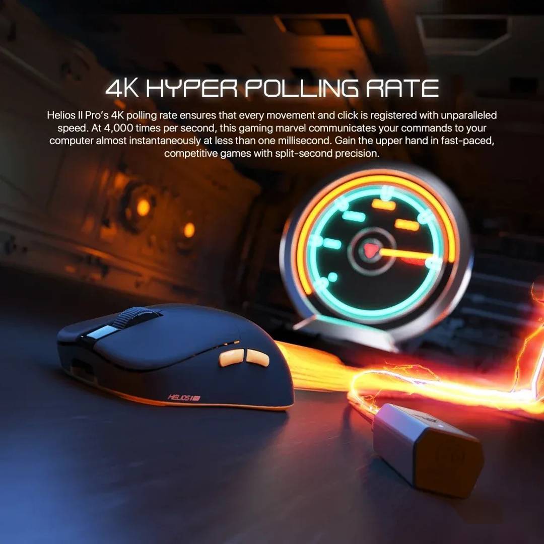 Kabellose Gaming-Maus Fantech Helios II XD3 V3 Pro 4K