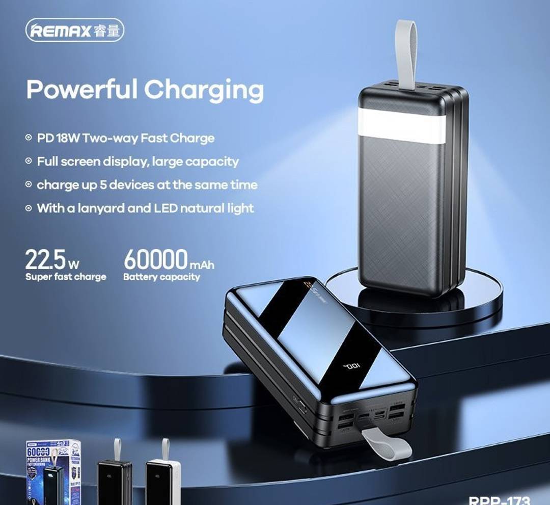 Powerbank Remax RPP-173 60000 mAh 22.5 W