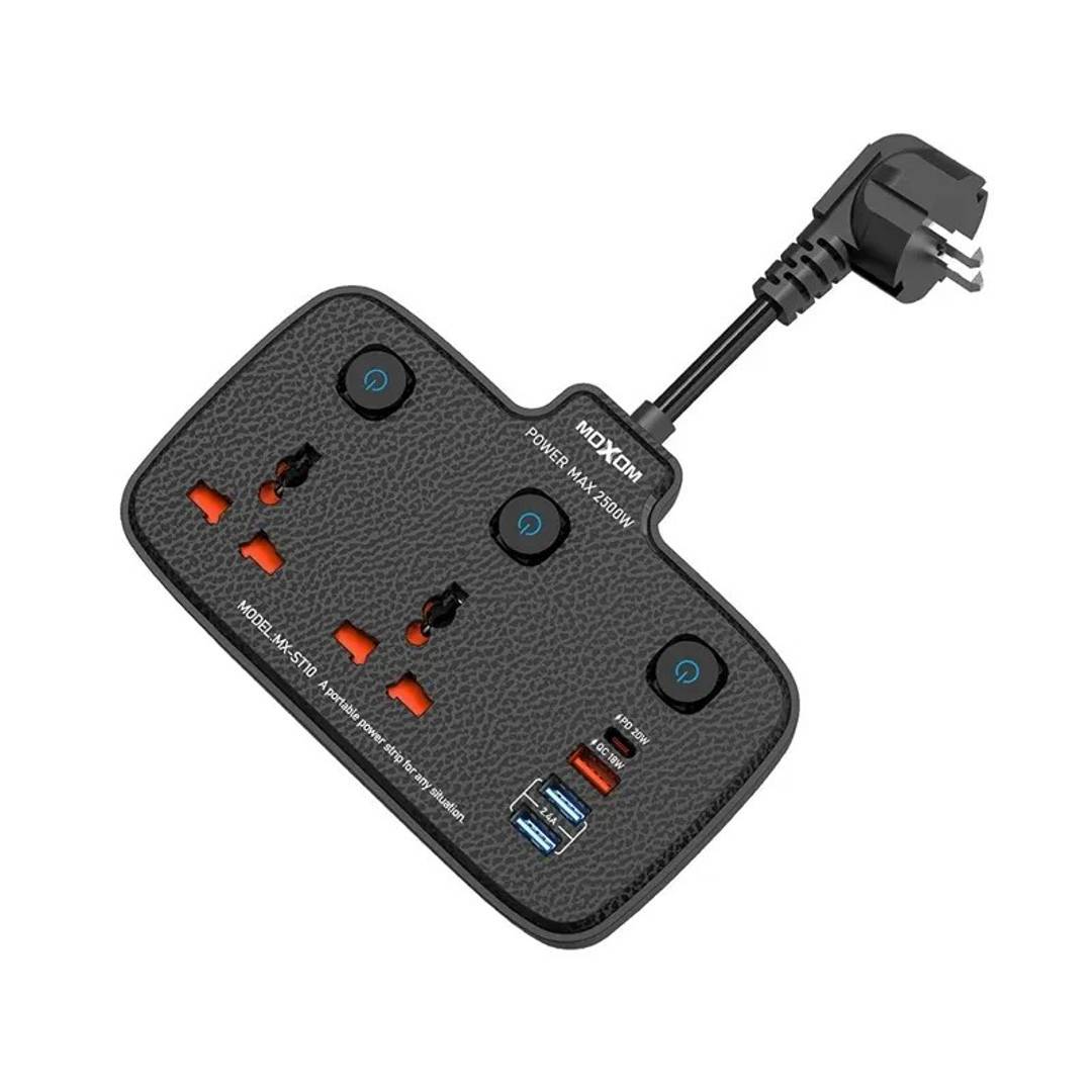 Produžni adapter s USB priključcima Moxom MX-ST10 Home&Travel
