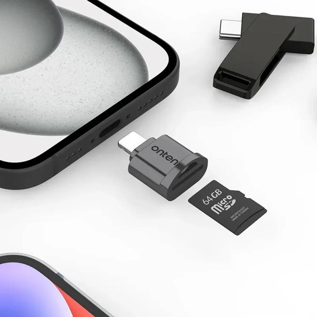 OTG adapter kártyaolvasóval Onten OTN-CR535 Lightning