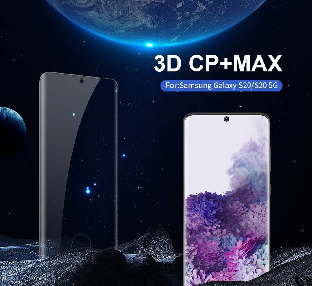 Zakrivljeno zaštitno staklo Nillkin 3D CP+ MAX za Samsung Galaxy S20