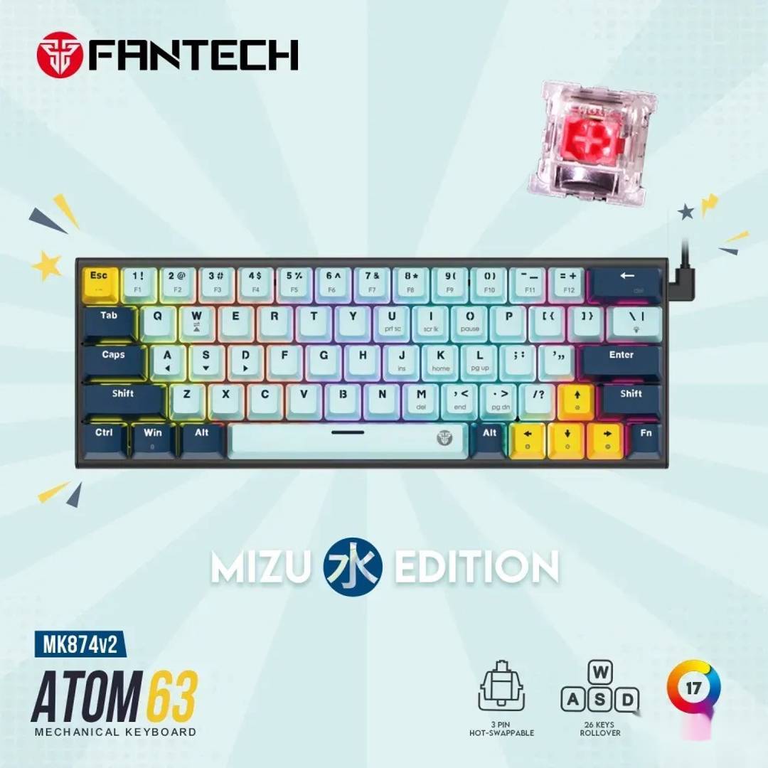 Mehanička gejmerska tastatura Fantech Atom 63 MK874