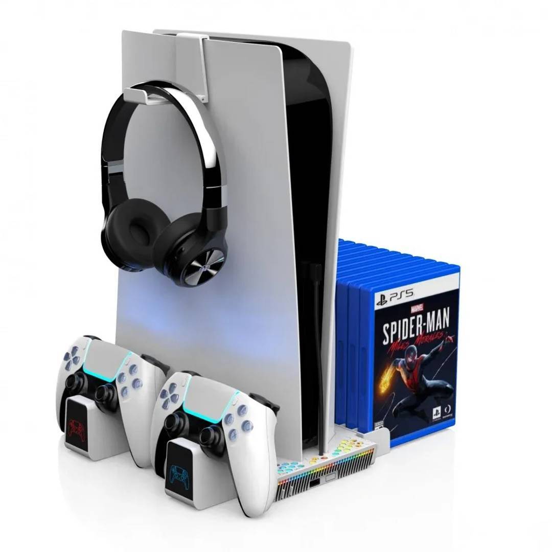 Multifunktionales Ladegerät und Kühler Saitake STK-DZ505 für PlayStation 5
