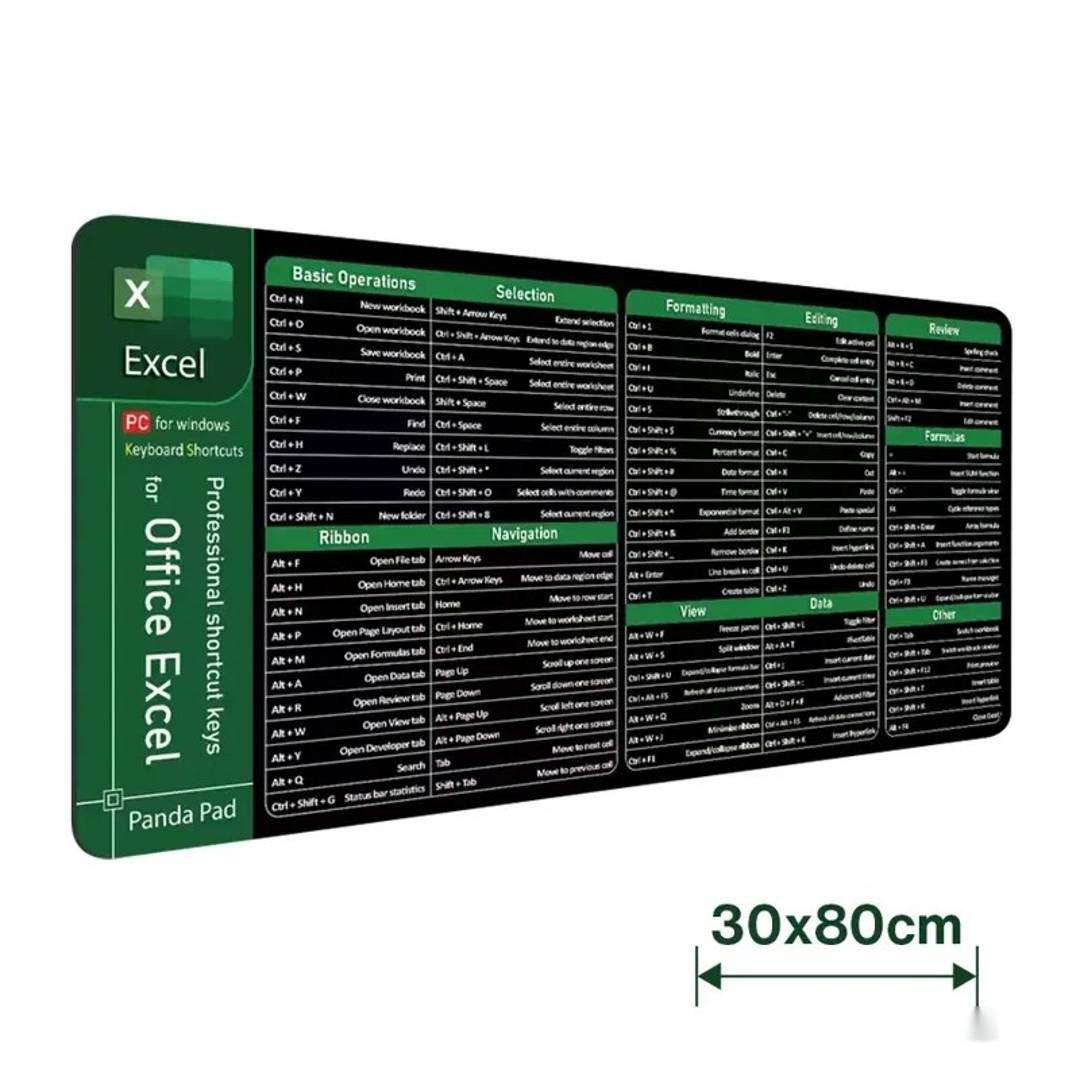 Mauspad Excel