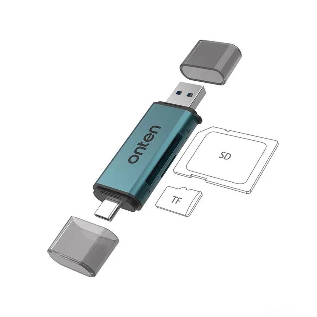 Čitač kartica Onten OTN-CR532 USB-A + USB-C