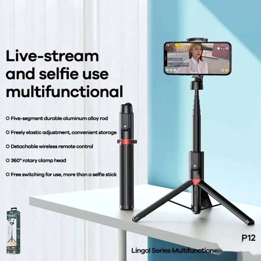 Selfie štap s tripodom Remax P12 130 cm