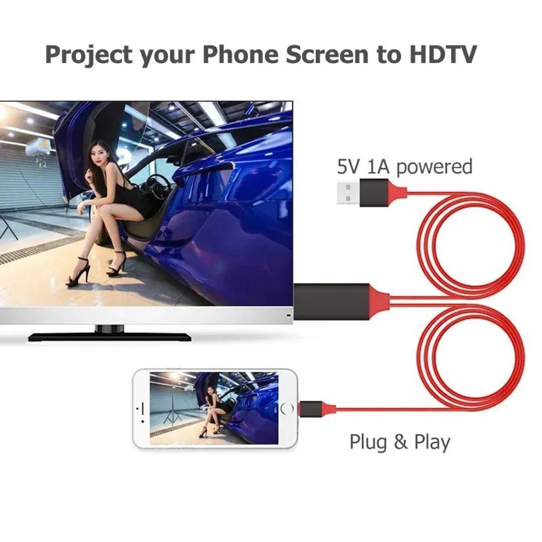 Кабел за iPhone Lightning → HDMI 2 m