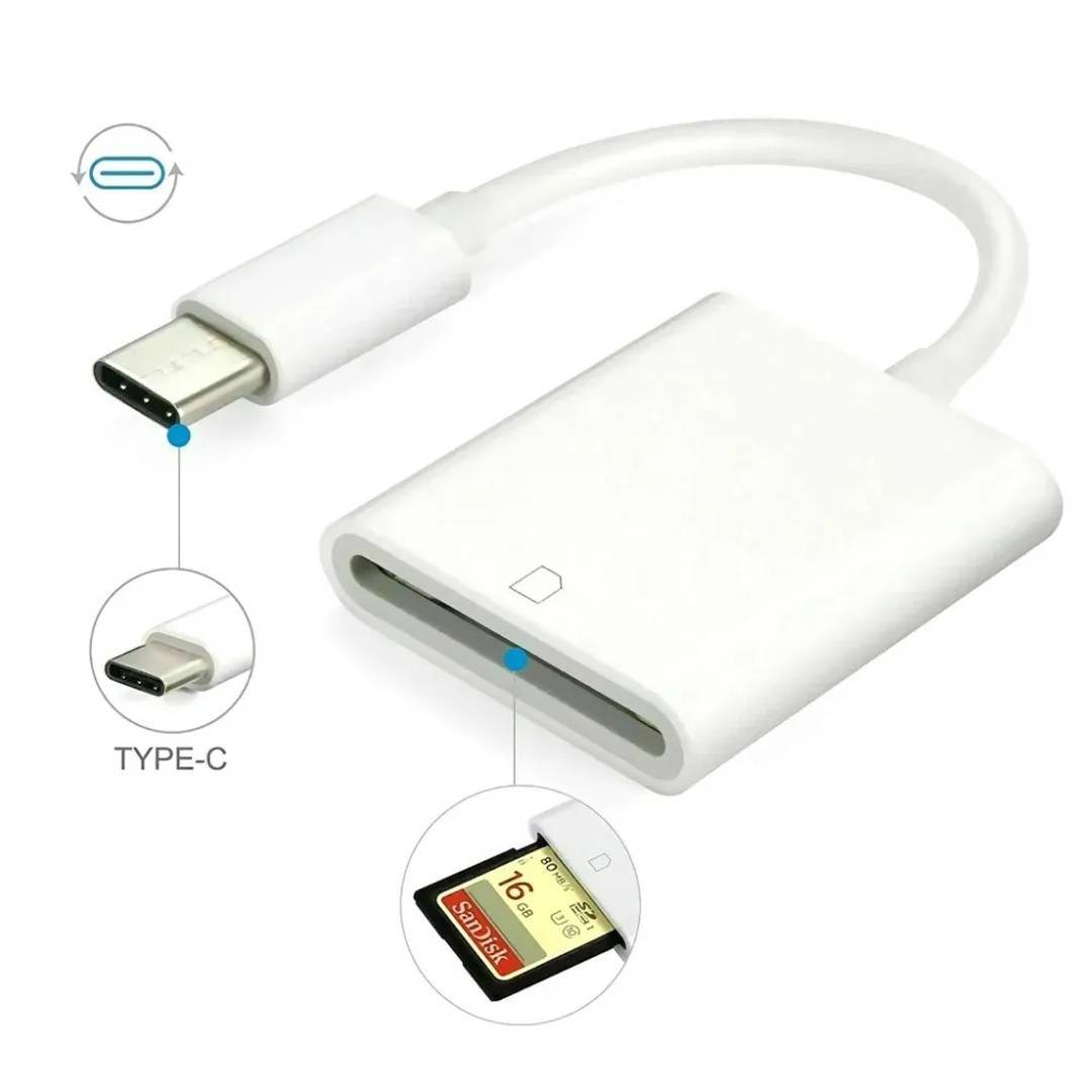 OTG adapter with card reader USB-C
