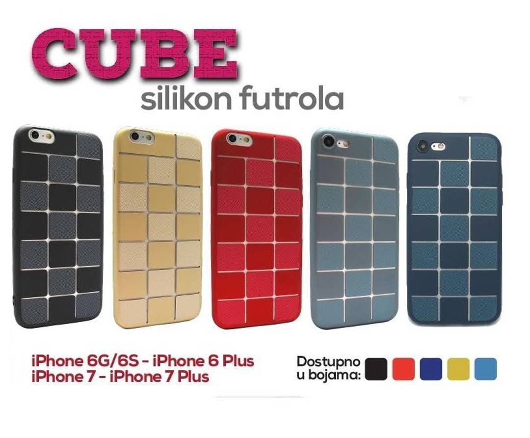 Силиконовый чехол Cube для iPhone 6 Plus