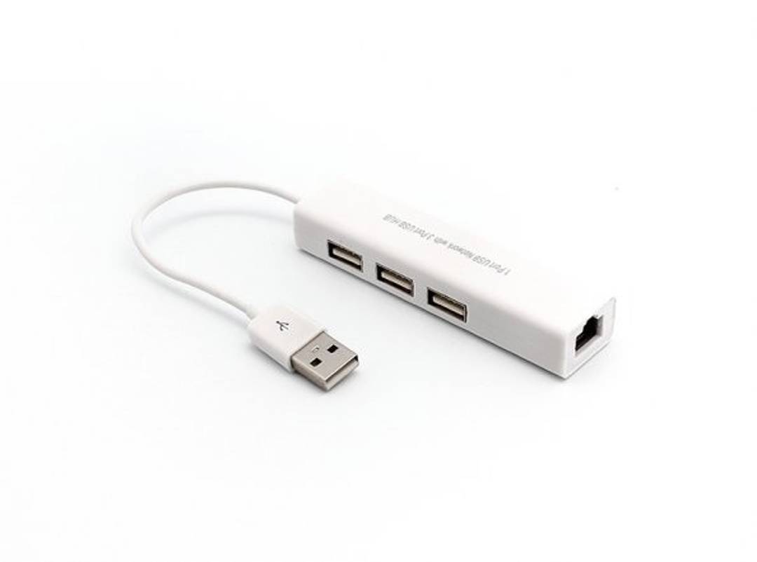 Network adapter JWD-U25 USB 2.0 → RJ45 + 3× USB