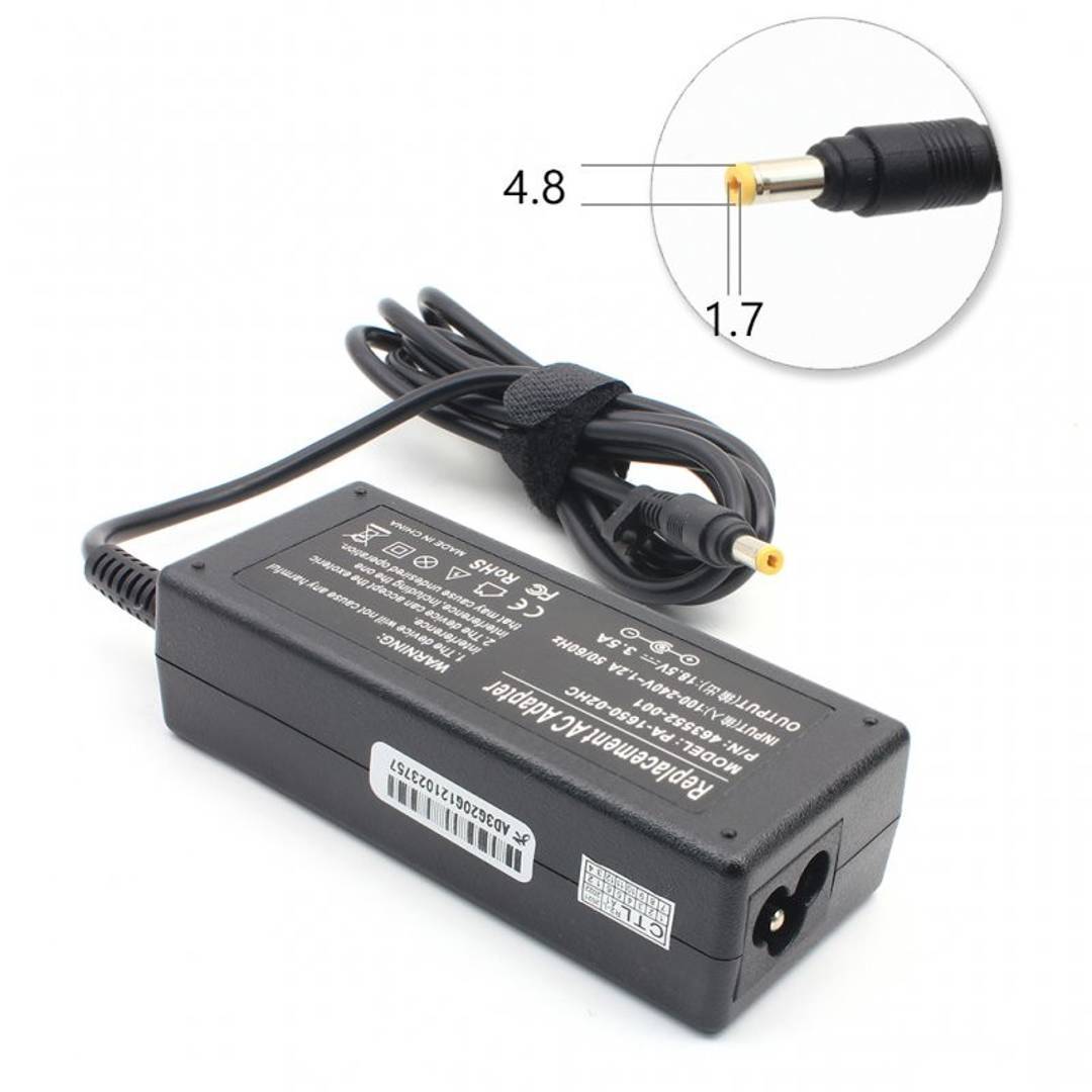 Laptop charger HP Compaq 4.8 × 1.7 mm 18.5 V 3.5 A HQ