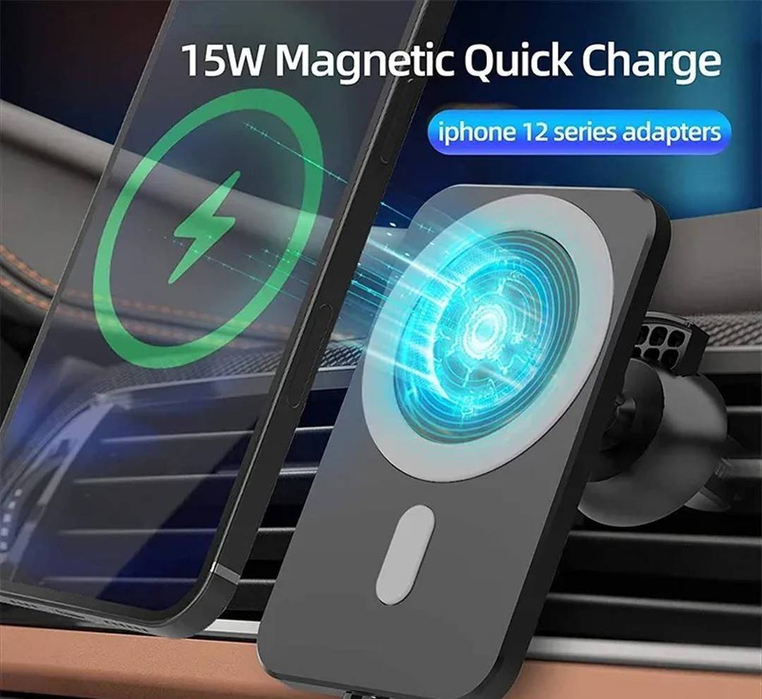 Încărcător auto Magnetic Connection pentru iPhone 15 W