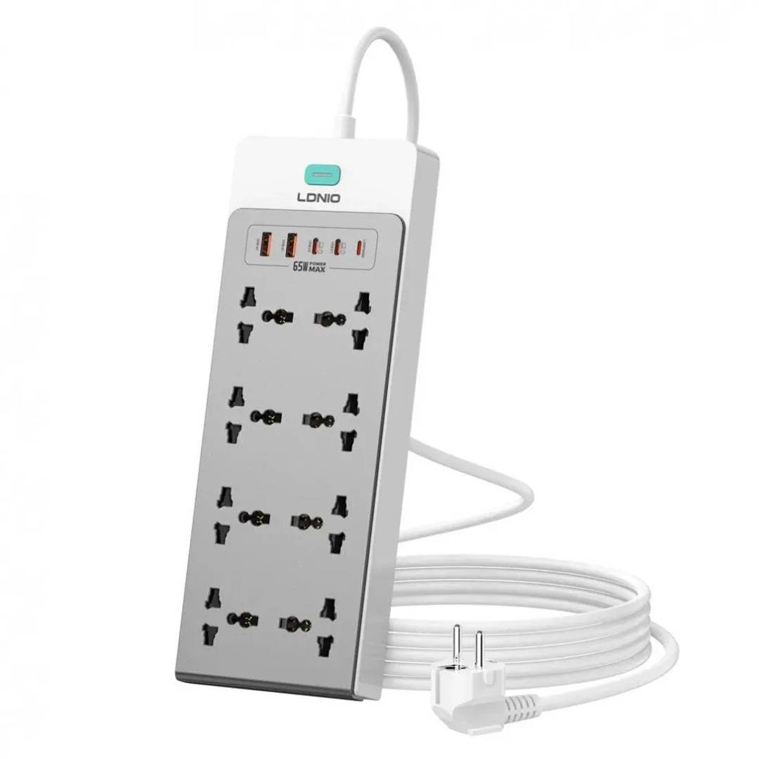 Produžni kabl sa USB priključcima LDNIO SC4 13-in-1 65 W 2 m