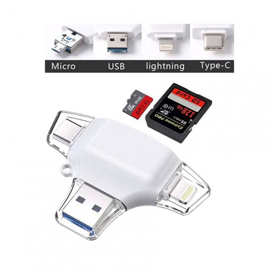 Четец за карти JWD-84 Lightning / USB-C / USB