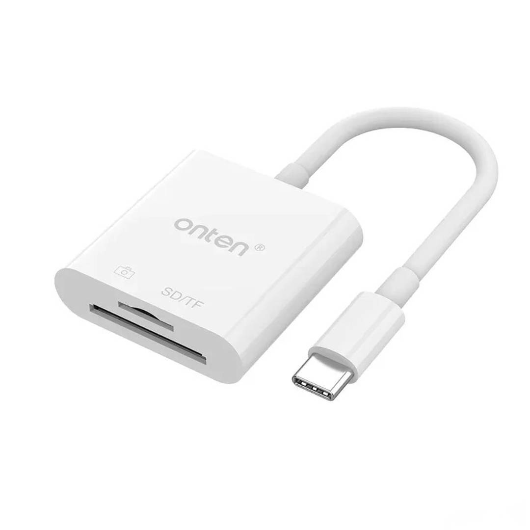 OTG adapter s čitačem kartica Onten OTN-CR212 USB-C
