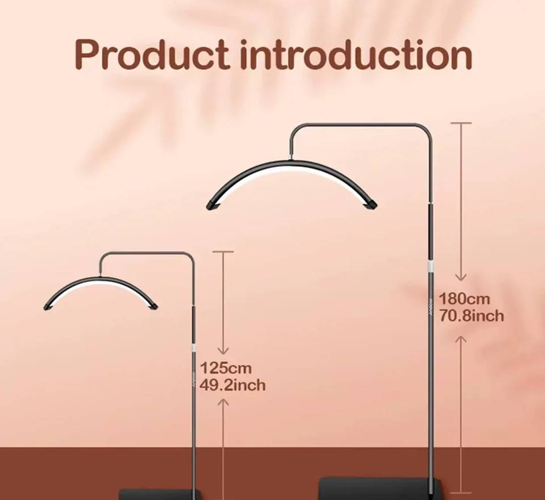 Crescent moon LED floor lamp 36 W