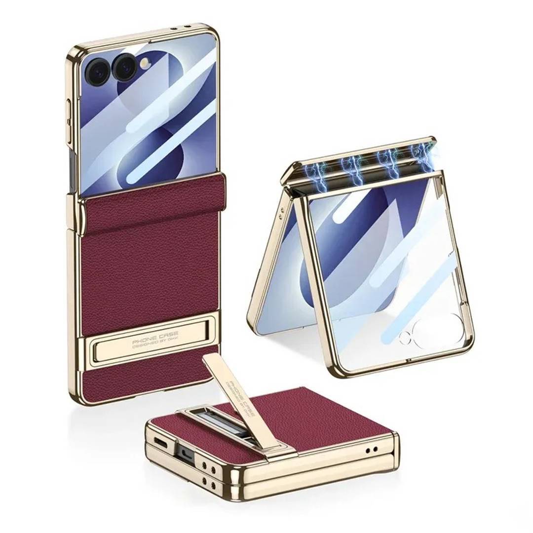 Futrola Luxury Leather za Samsung Galaxy Z Flip 8