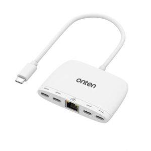USB-C hub Onten OTN-UC553 3× USB-C, RJ45 — Beograd