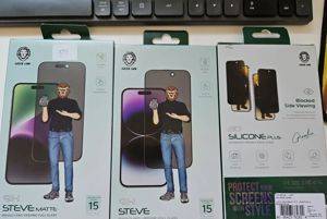 Захисне скло антишпигун Green Lion для iPhone 15 Pro Max — Beograd