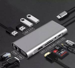 USB-C hub HDMI, VGA, Gigabit LAN, 4× USB 3.0 — Beograd