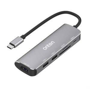 USB-C hub Onten OTN-95116 HDMI 4K, SD/TF, PD 65 W — Beograd