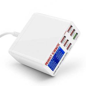 Зарядно устройство с дисплей 6× USB — Beograd