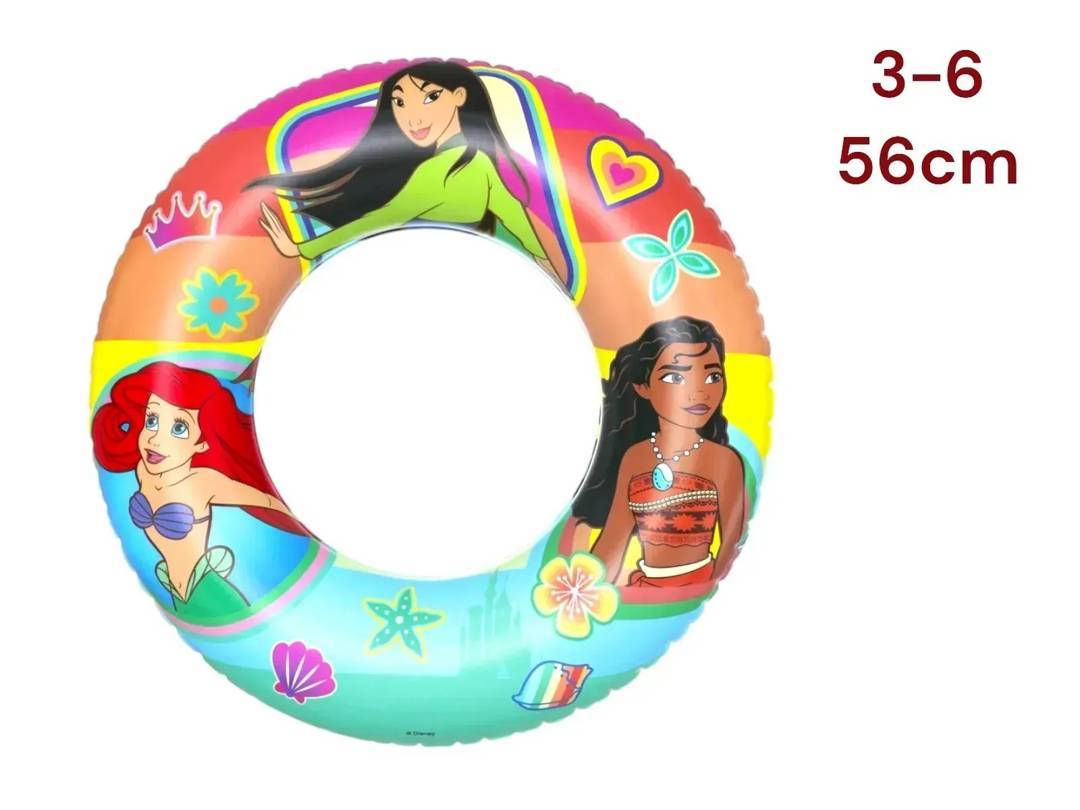 Дитяче надувне коло Bestway «Принцеси Disney», 56 cm