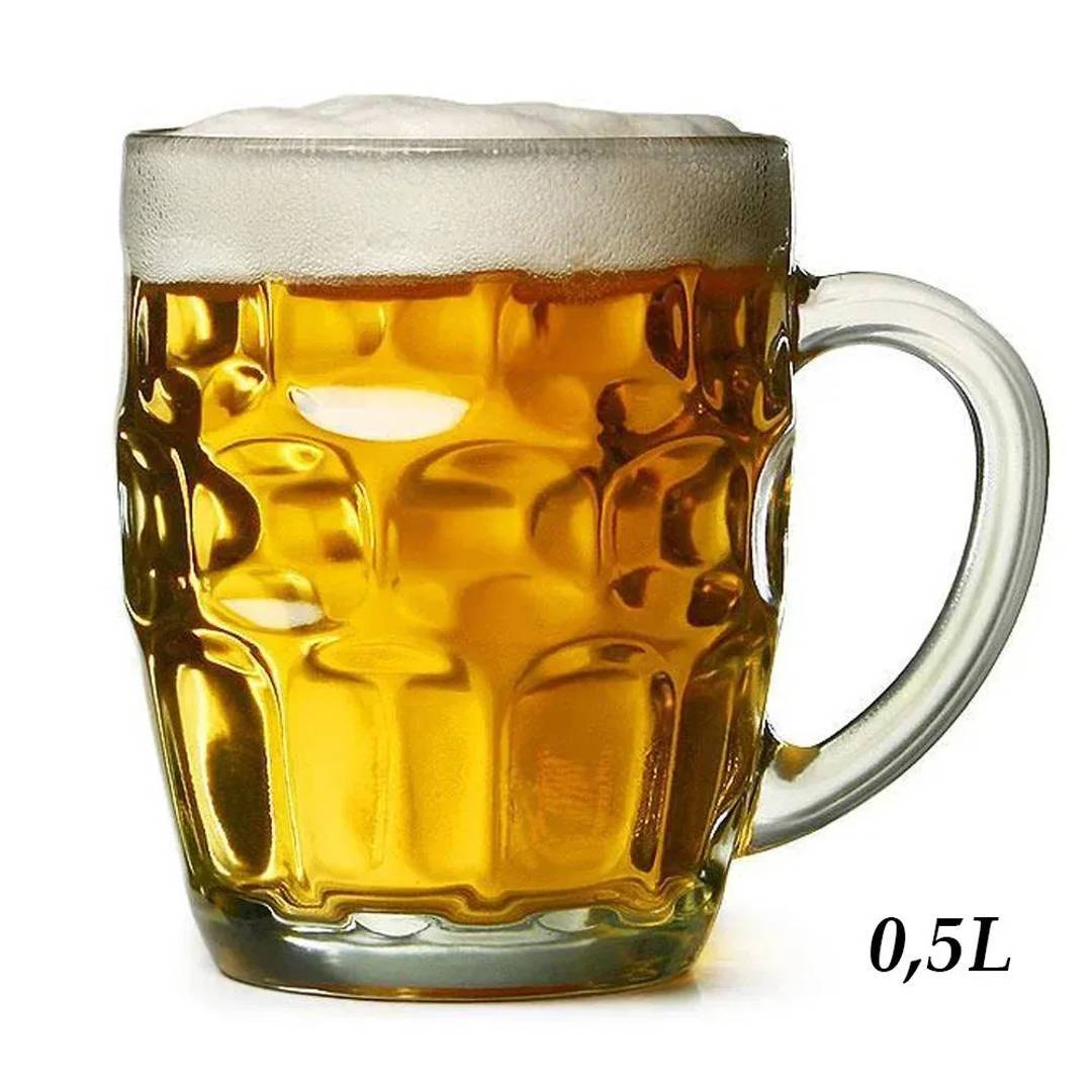 Скляний пивний кухоль 0,5 l