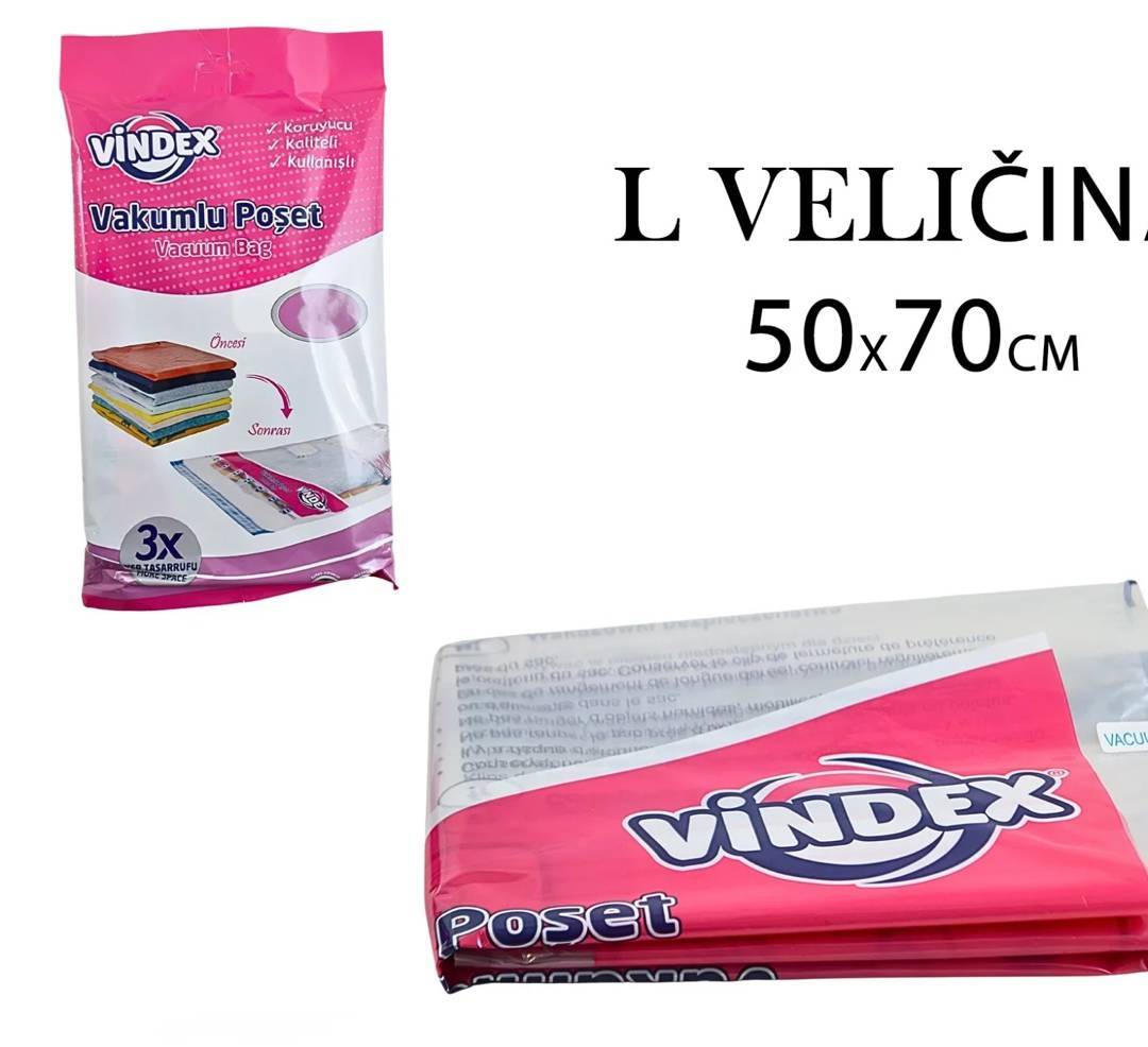 Вакуумні пакети для зберігання речей Vindex