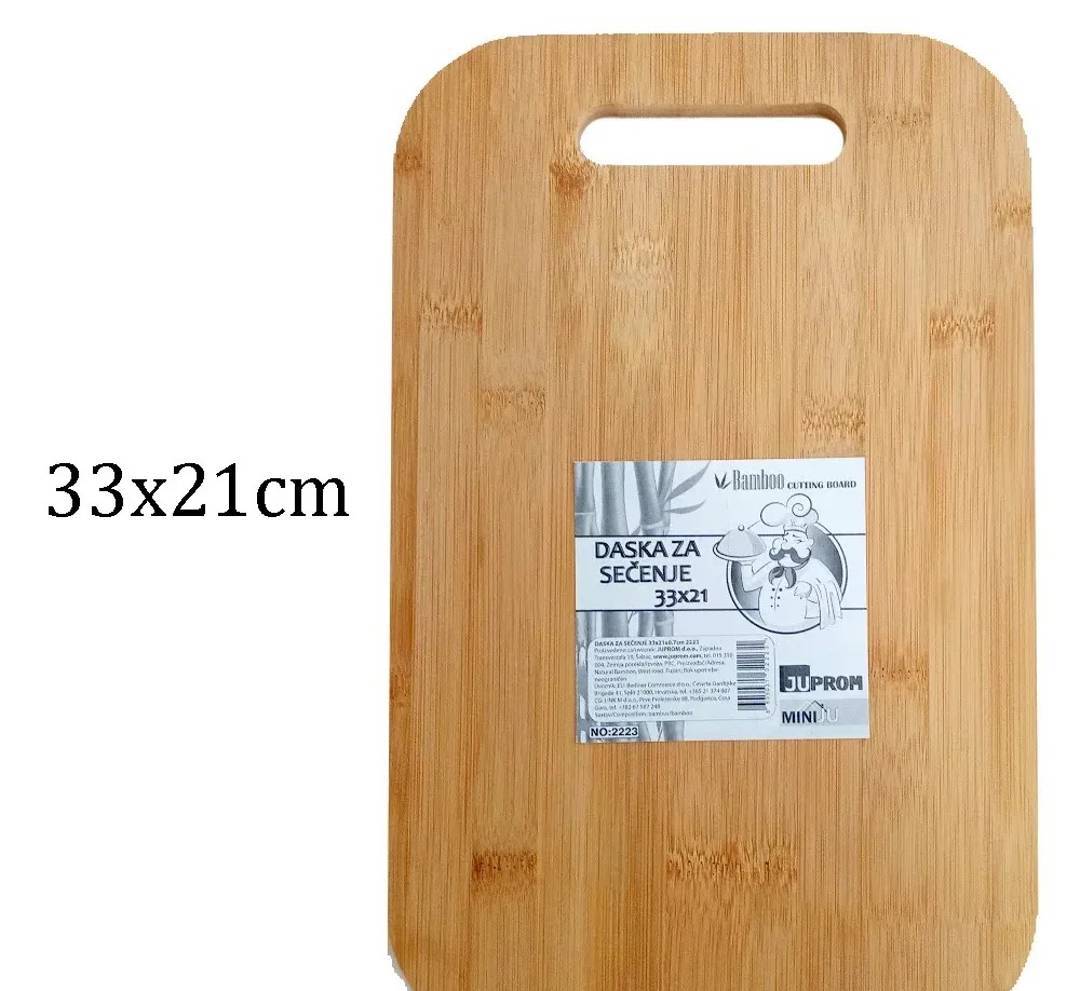 Бамбукова обробна дошка 33×21 cm